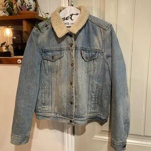 Levi's Denim Sherpa Jacket